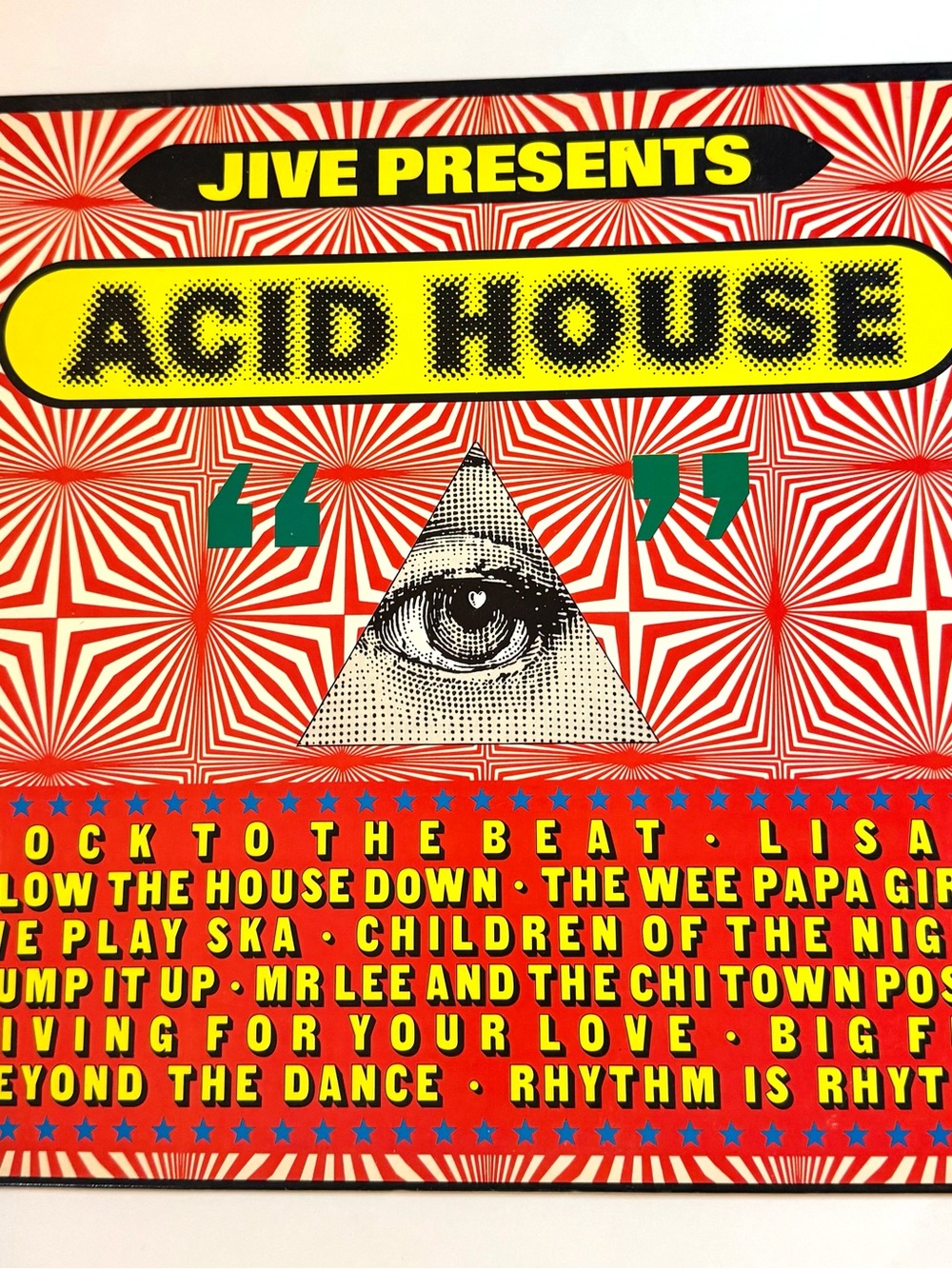 Jive Presents Acid House Vinyl Record